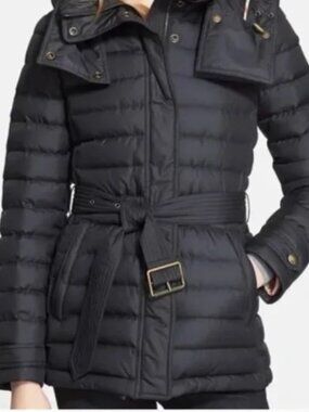 Quilted Burberry Britt Down Jacket